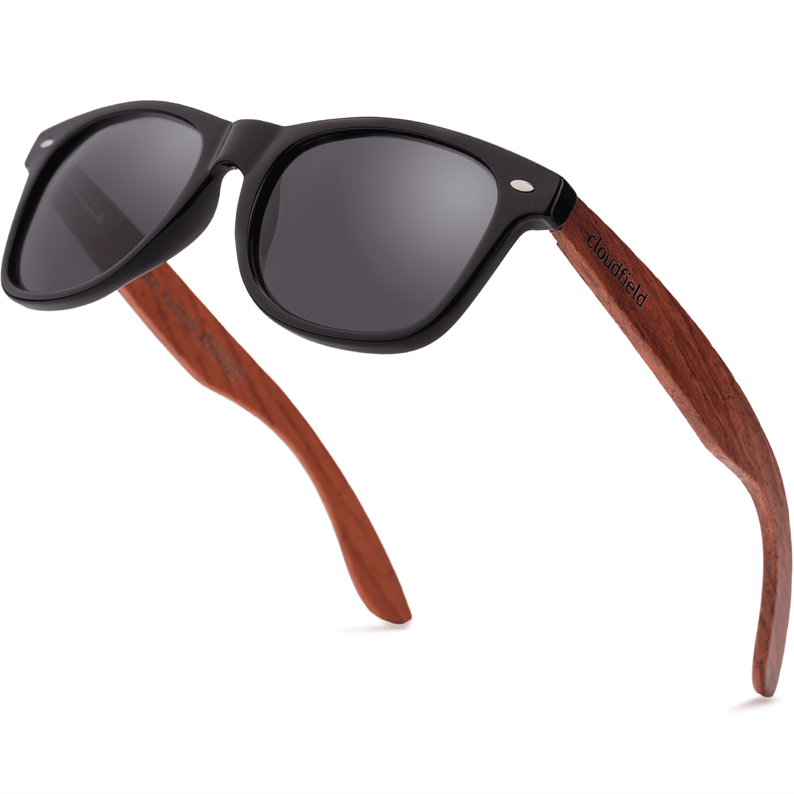 Men's Ferer 'Wall Block' Wooden Sunglasses — Eye Shop Direct